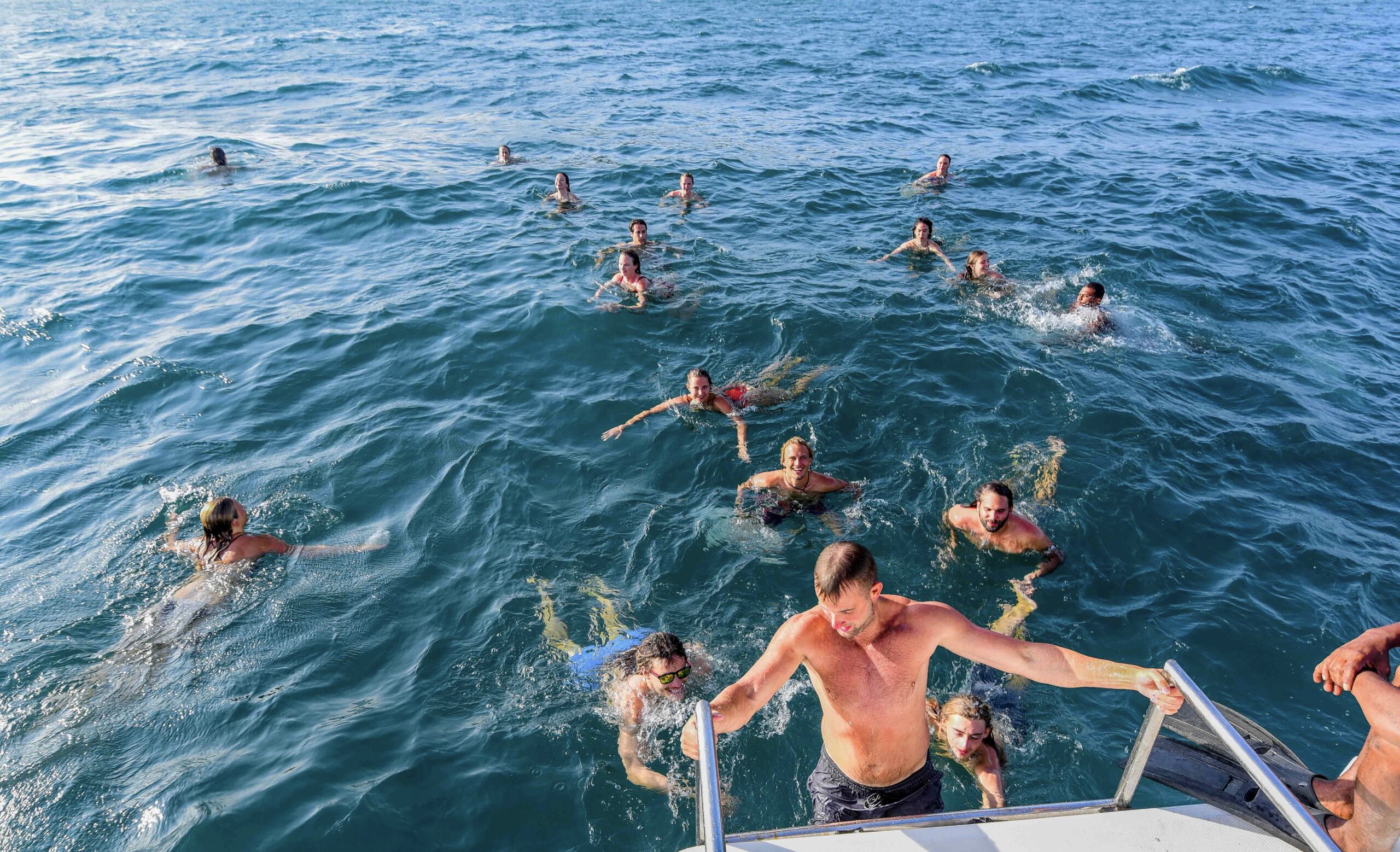 swimming